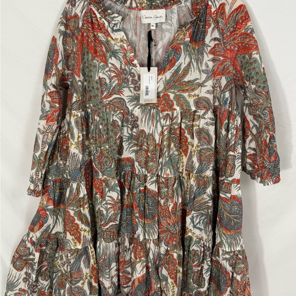 Cara Cara Colorful Paisley Print Dress